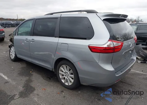 2015 Toyota Sienna Le 7 Passenger из США, поврежденный, VIN 5TDJK3DC2FS125642